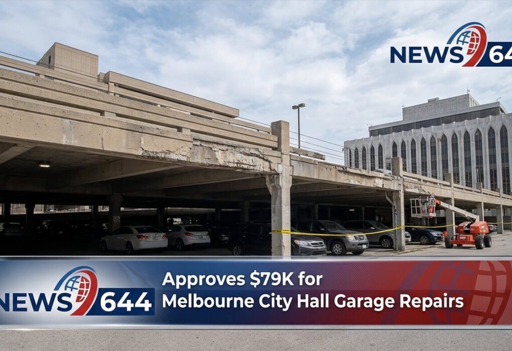 Melbourne Approves $79K for City Hall Garage Repairs & Maintenance