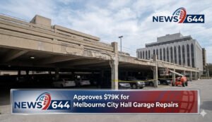 Melbourne Approves $79K for City Hall Garage Repairs & Maintenance