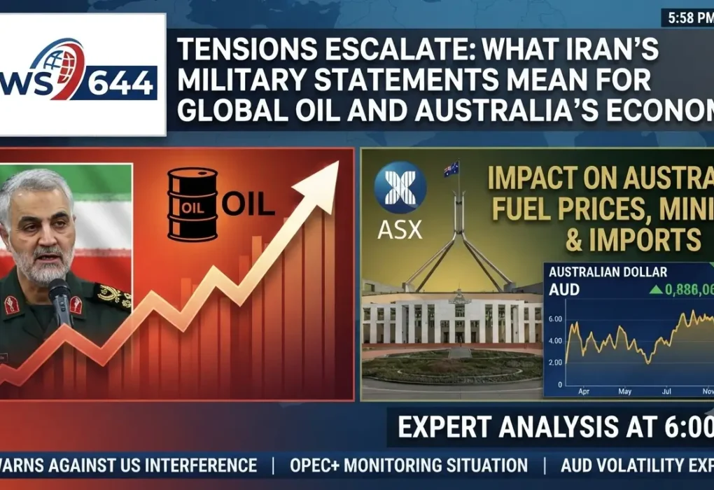 Tensions Escalate: What Iran's Military Statements Mean for Global Oil and Australia's Economy