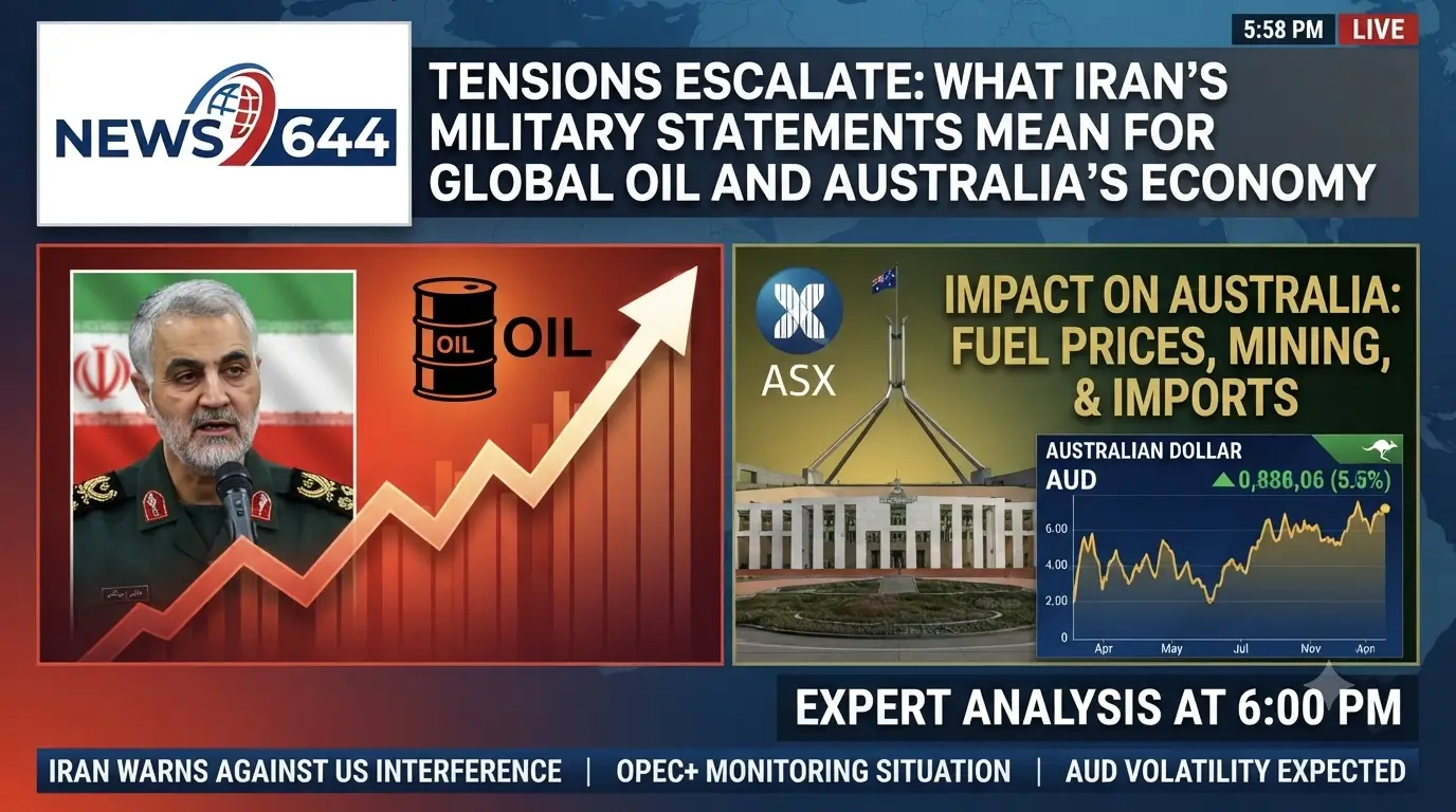 Tensions Escalate: What Iran's Military Statements Mean for Global Oil and Australia's Economy