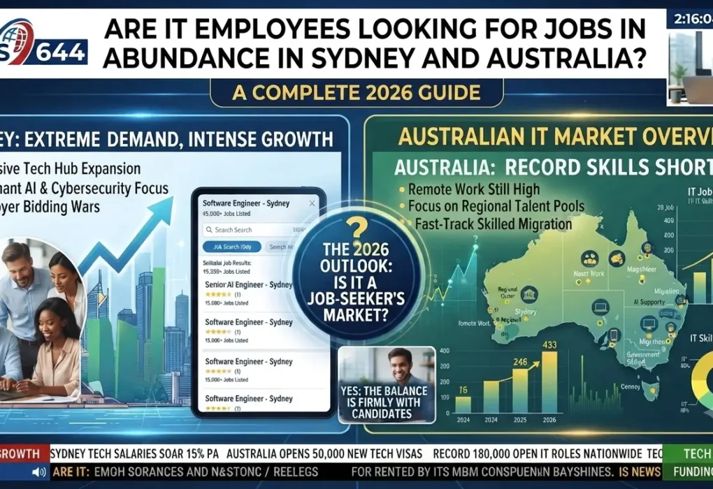 Are IT Employees Looking for Jobs in Abundance in Sydney and Australia?