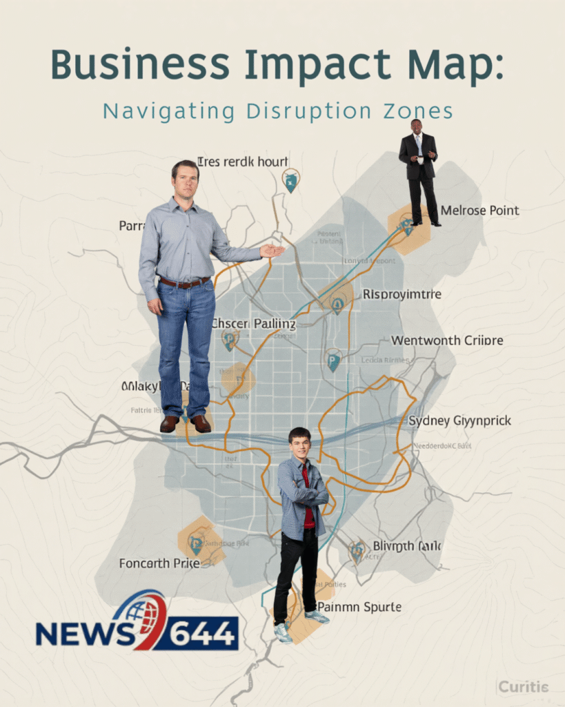 Parramatta Light Rail Stage 2 Business Impact Map