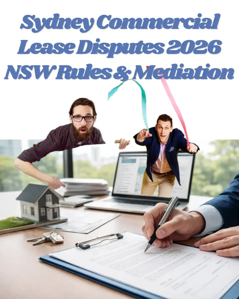 Sydney Commercial Lease Disputes 2026: NSW Rules & Mediation