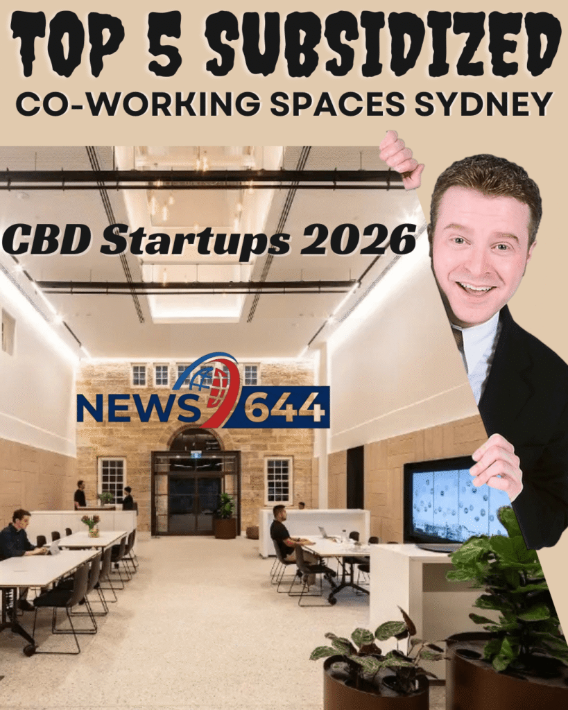 Top 5 Subsidized Co-Working Spaces in Sydney CBD for Early-Stage Startups in 2026